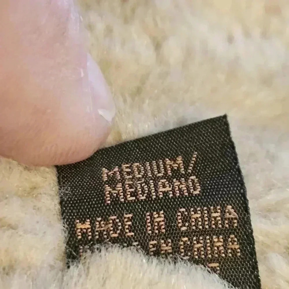 Vintage St. John's Bay Brown Leather Aviator Pilot Jacket with Sherpa Trim - Picture 12 of 16